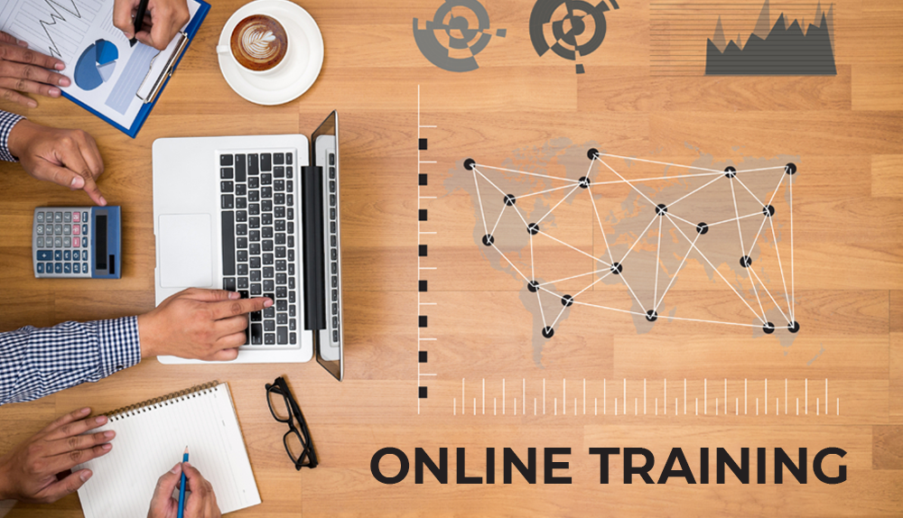 What are the benefits of online training for organizations